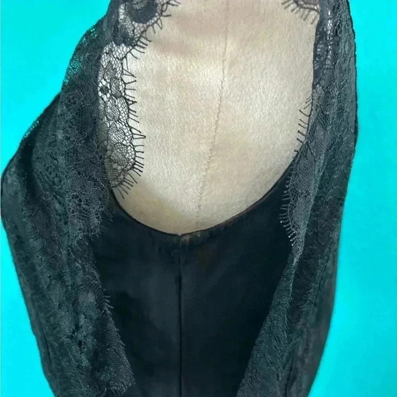 Zara black lace pleated crop top in size small - Picture 3 of 6